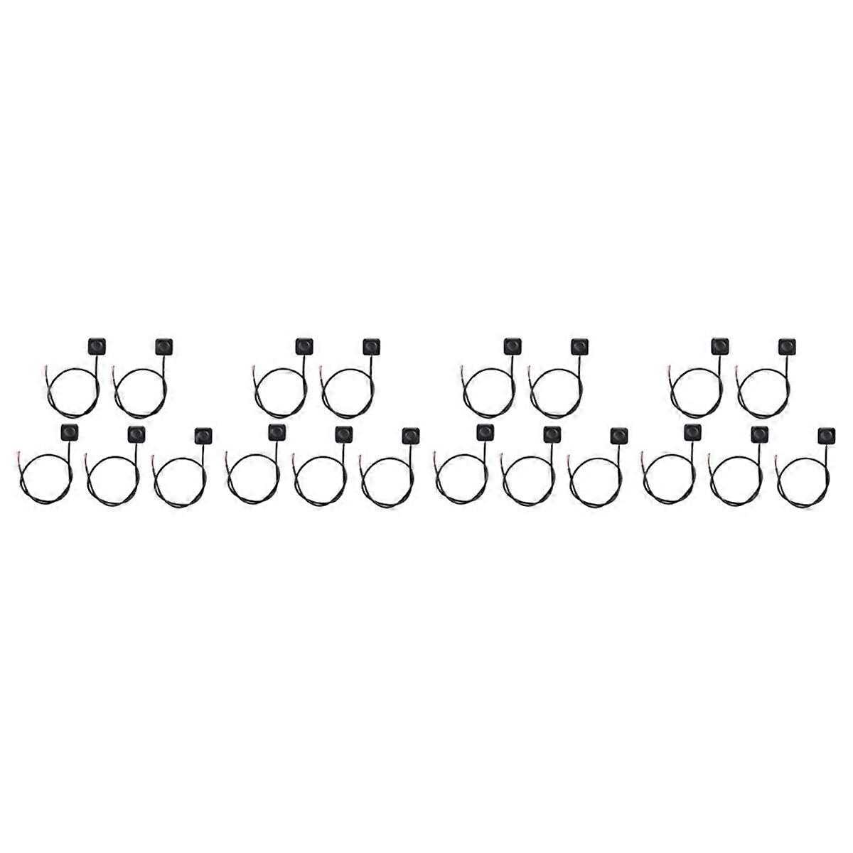 5Pcs Momentary Switch Momentary Push Button ON Off Switch 12V 24V