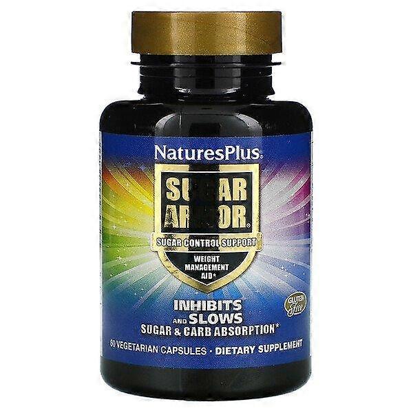 NaturesPlus, Sugar Armor, Sugar Control Support, 60 Vegetarian Capsules