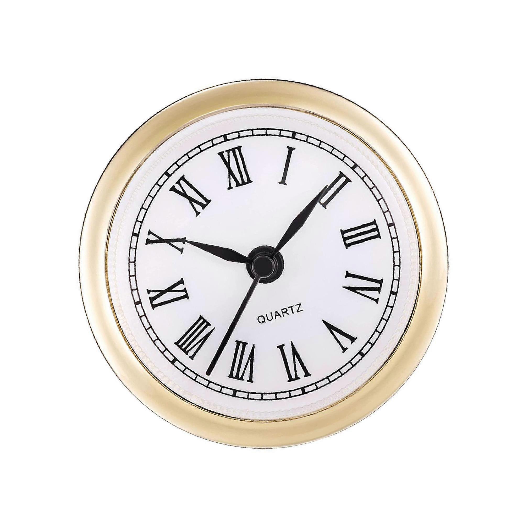 4inch Quartz Clock Insert Movement Wall Clock with Roman Numeral Elegant