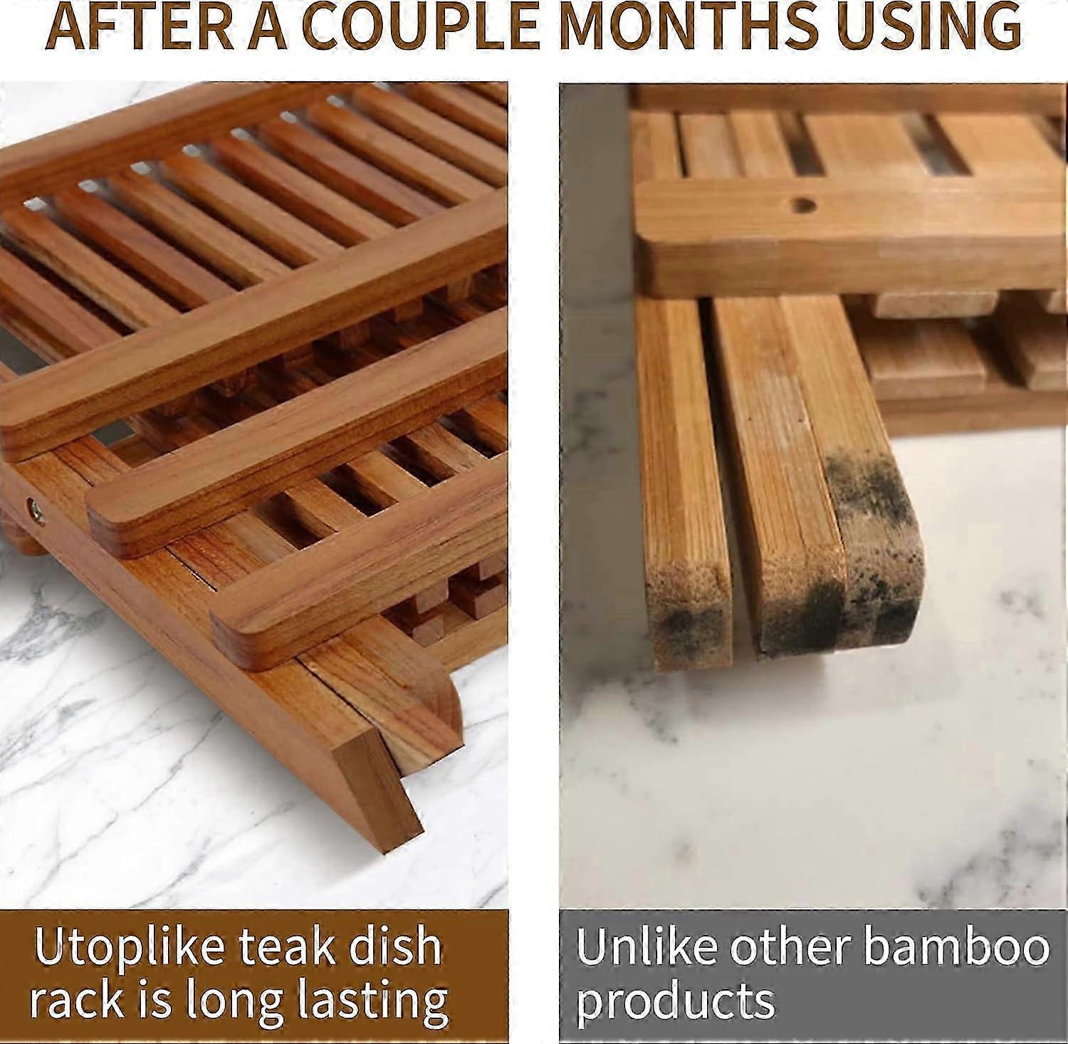 25-26 Collapsible 2 Tier Foldable Compact Dish Drainer Rack for Kitchen