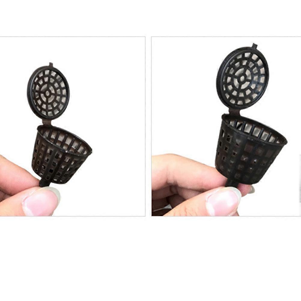 Fertilizer Box Black Plastic Container for Bonsai Plants 50Pcs Pack