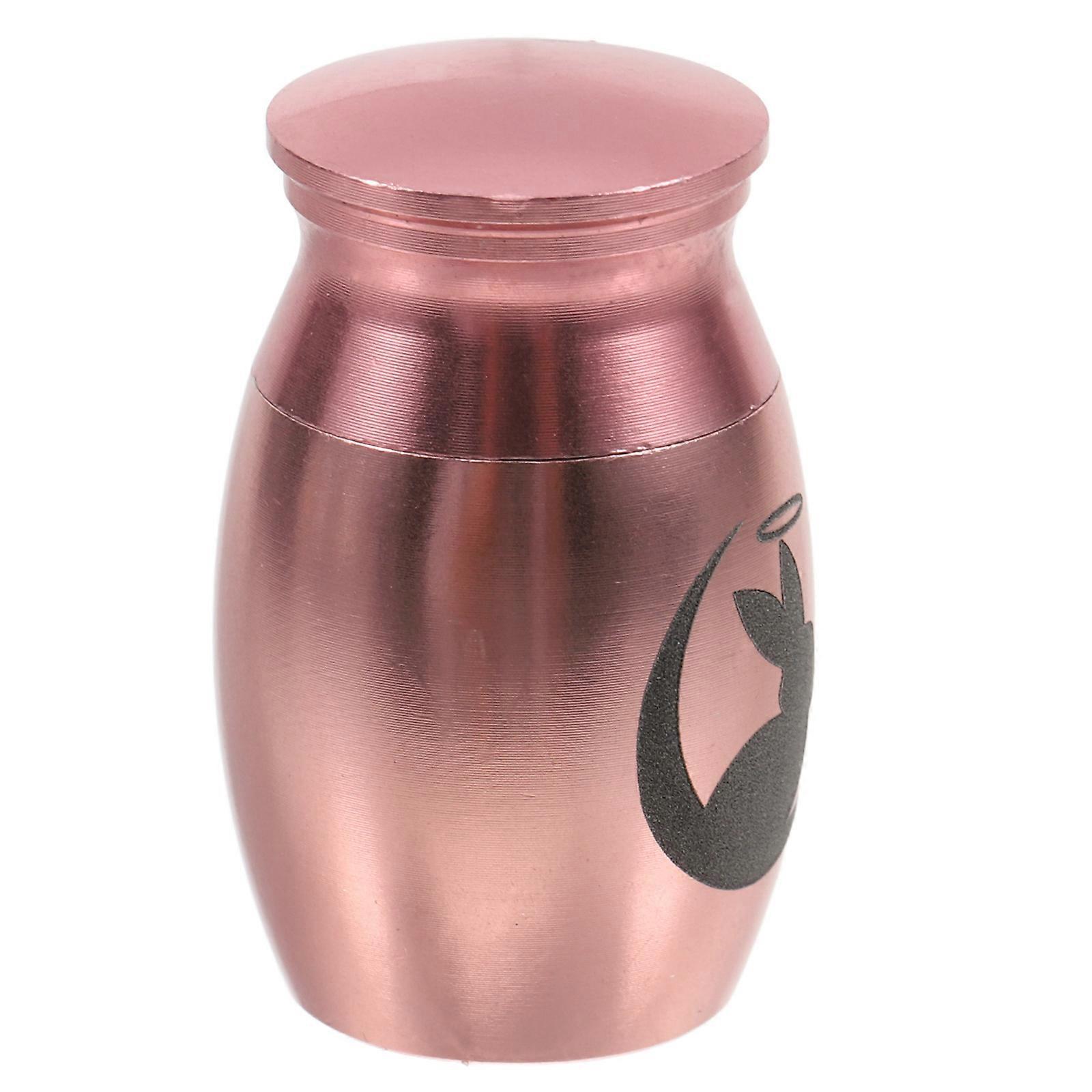 Elegant Rabbit Shape Cremation Storage Urn For Dogs And Cats In Rose Gold Color Ideal For Pet Owners 1 Pcs
