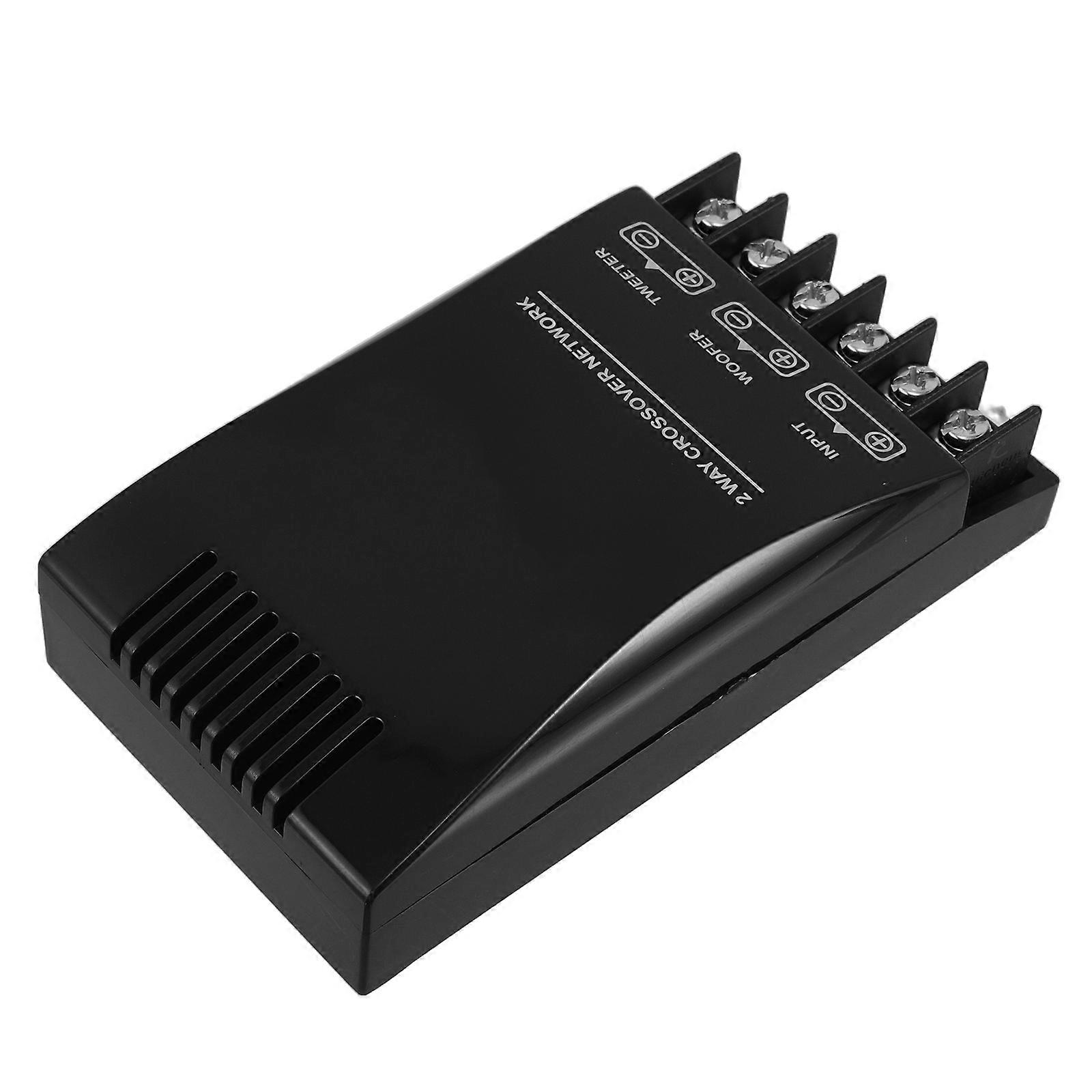 Black Car Audio Crossover Network Improves Sound Clarity for Vehicle Audio Upgrades 1Pcs