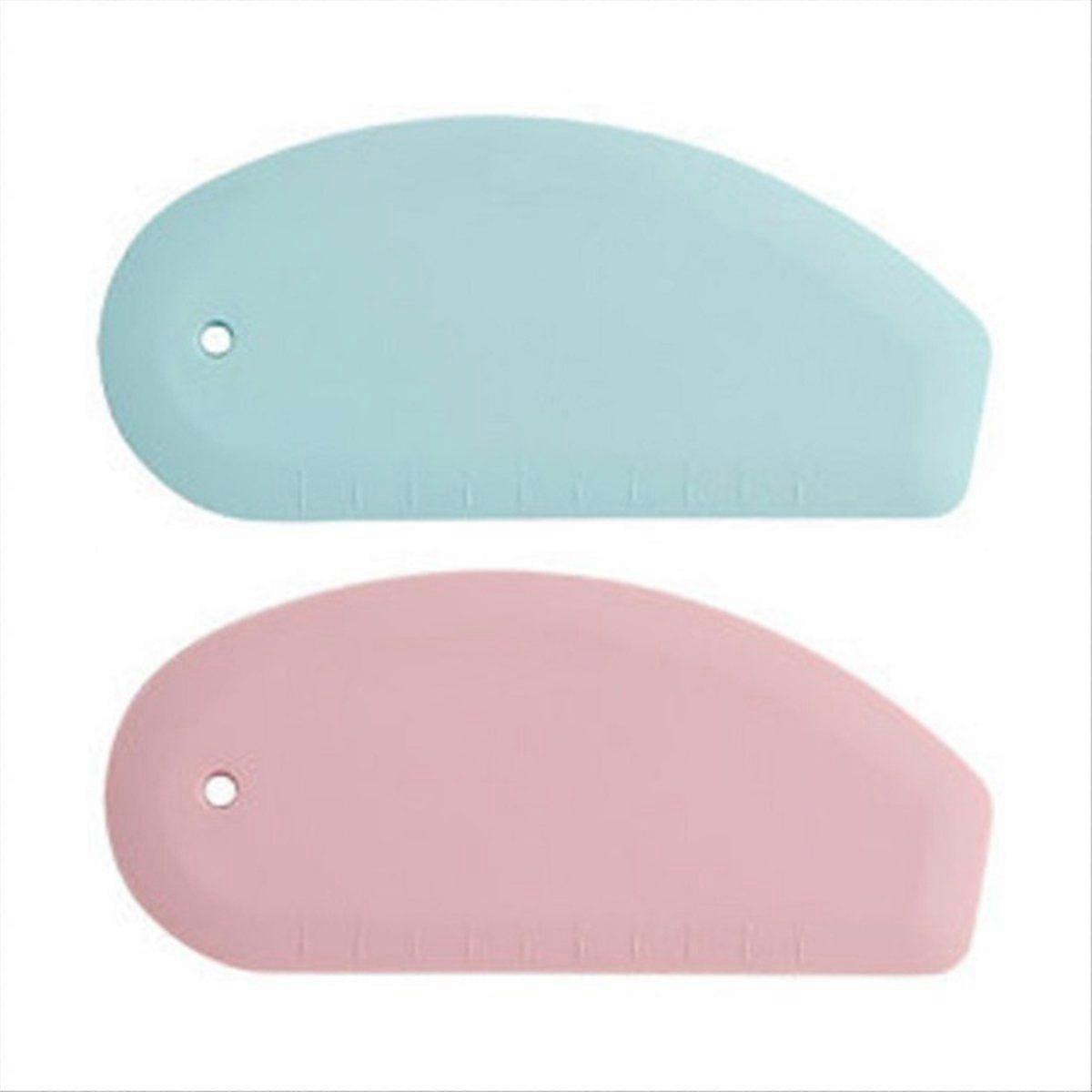 Silicone Bowl Scraper Flexible Curved Edge Bench Dough Scraper