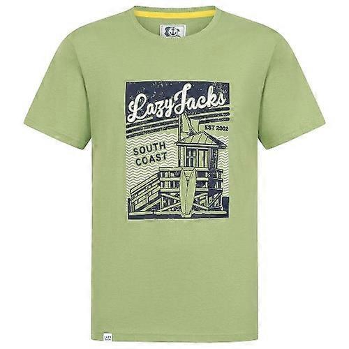 Lazy Jacks Mens Printed Cotton T-Shirt
