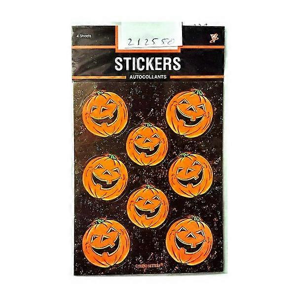 Pumpkin Halloween Window Cling Sheets