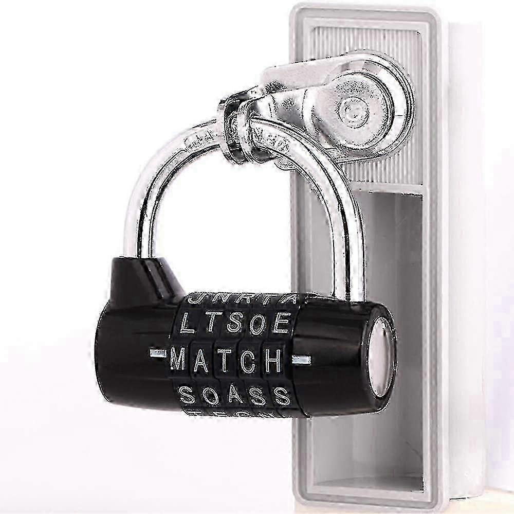 Cadenas à combinaison, serrure étanche et antirouille avec code à 5 lettres - pour un usage général