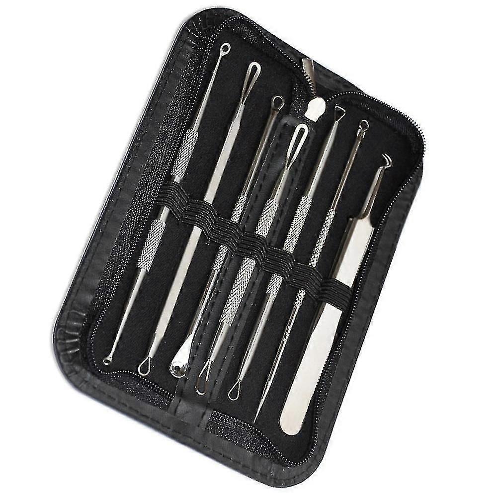 7pcs Stainless Steel Blackhead Remover