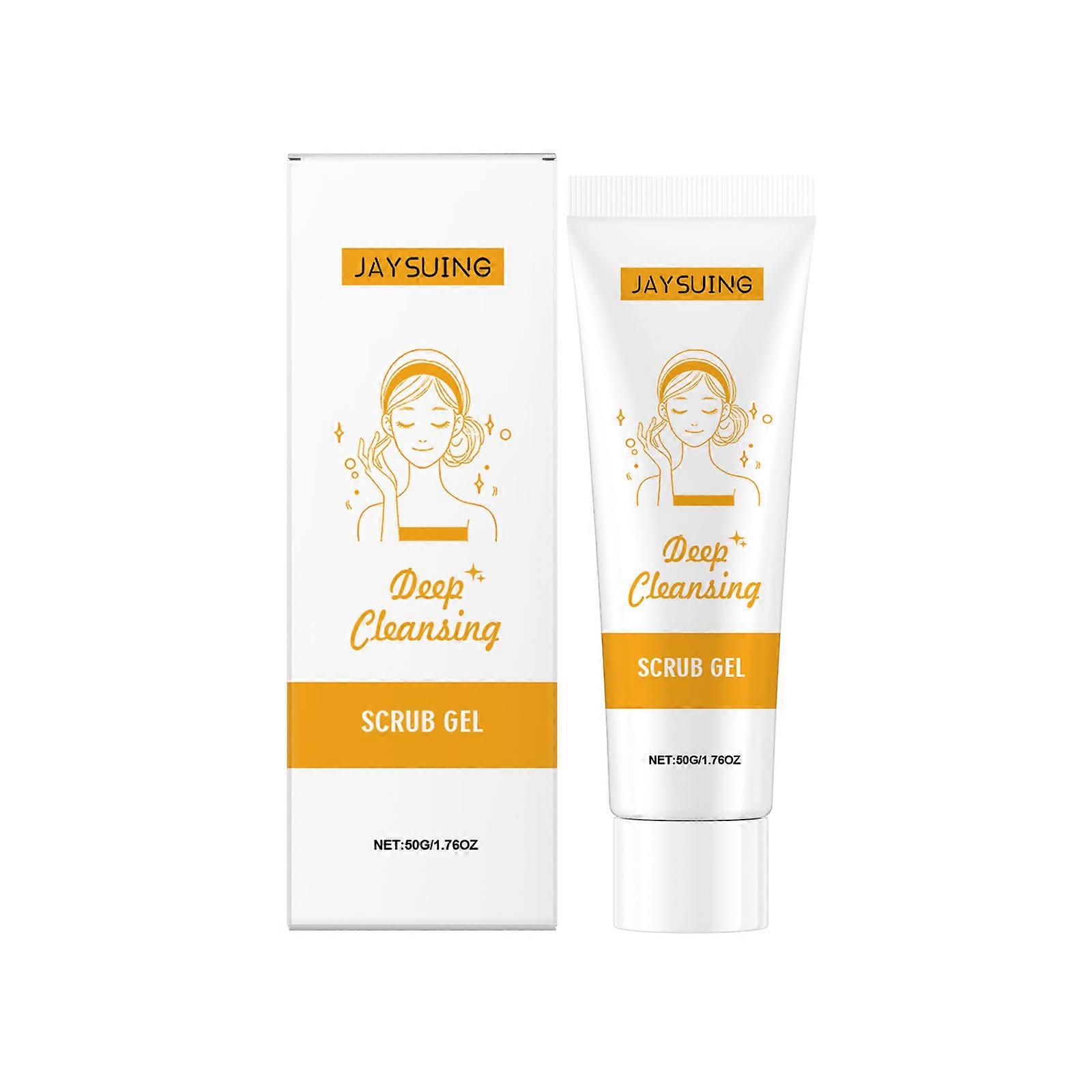 Jaysuing Mild Exfoliating Gel Moisturizing Freshing And Moistrurizing Gentle Cleansing Pores Facial Skin Gel