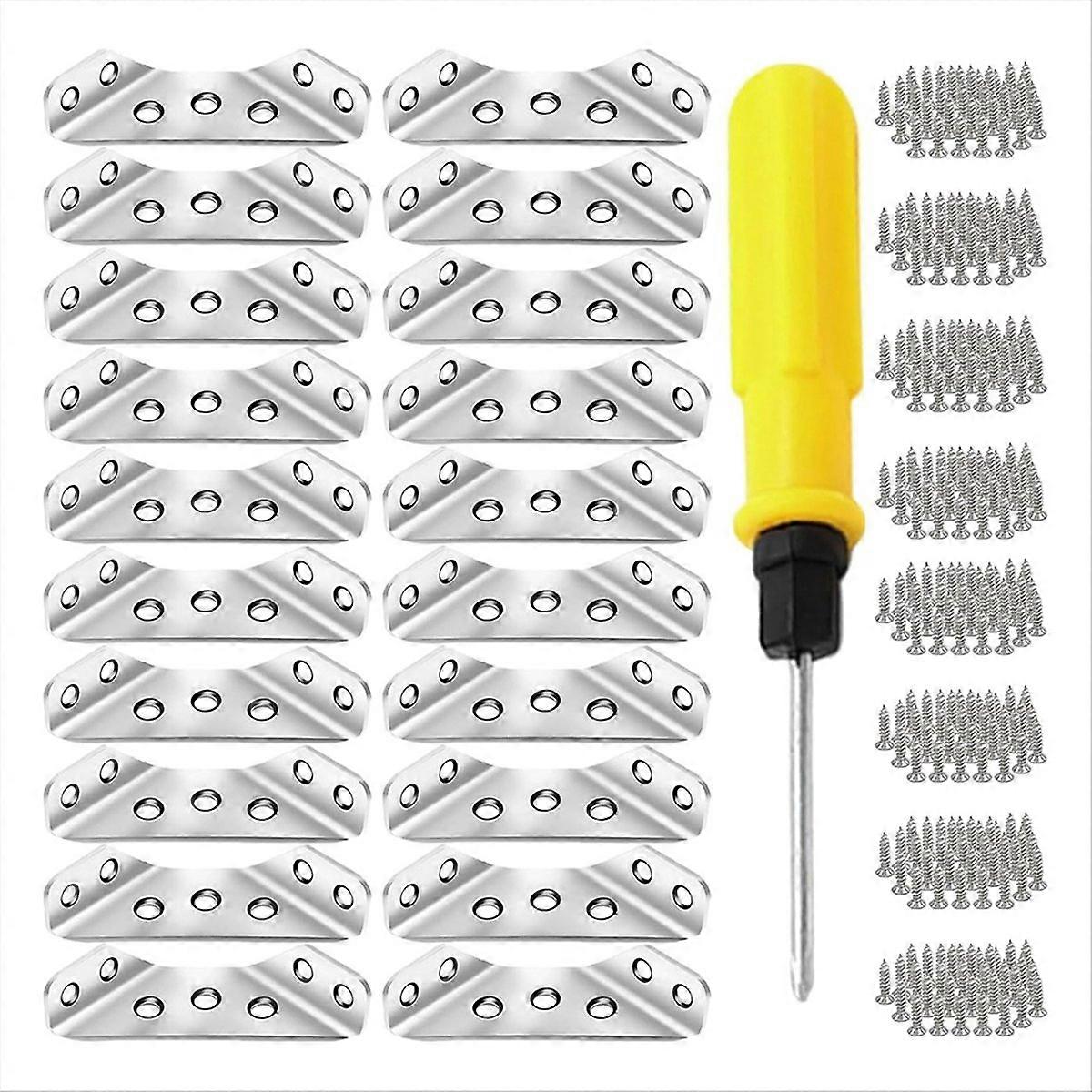 Universell hjørnekobling i rustfritt stål for møbler, C