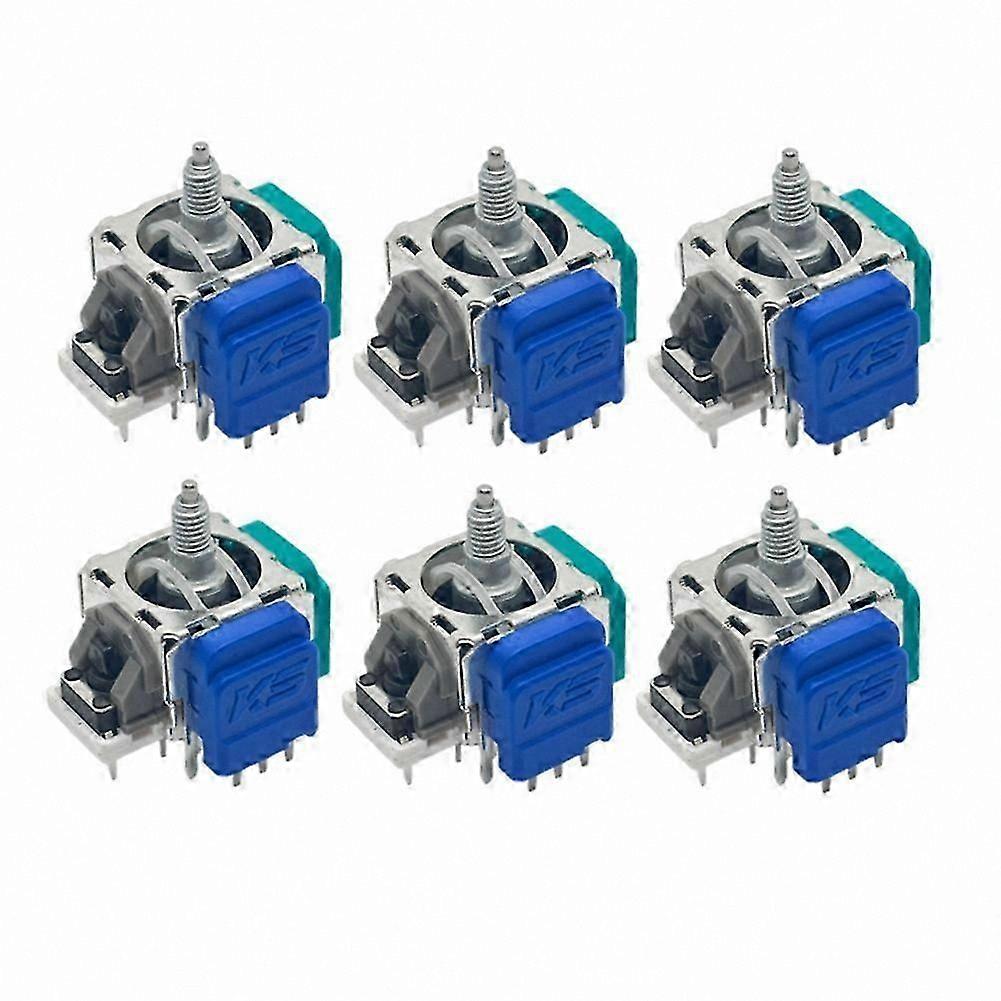 6PCS 3D Analog Thumbstick Joystick for Gamepad Controller Upgrade Replacement Parts