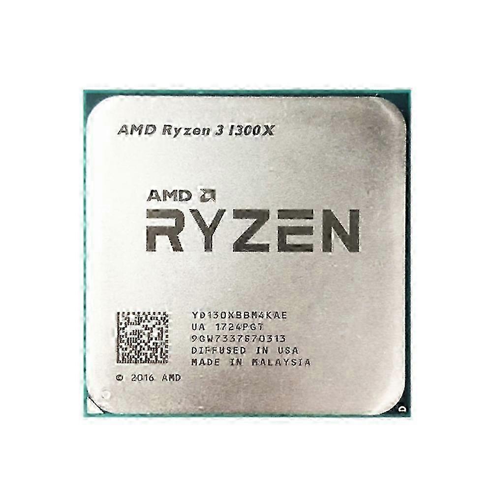 Ryzen 3 1300X 4-Core CPU with Socket AM4 - 3.5GHz, 8MB L3 Cache, 65W TDP