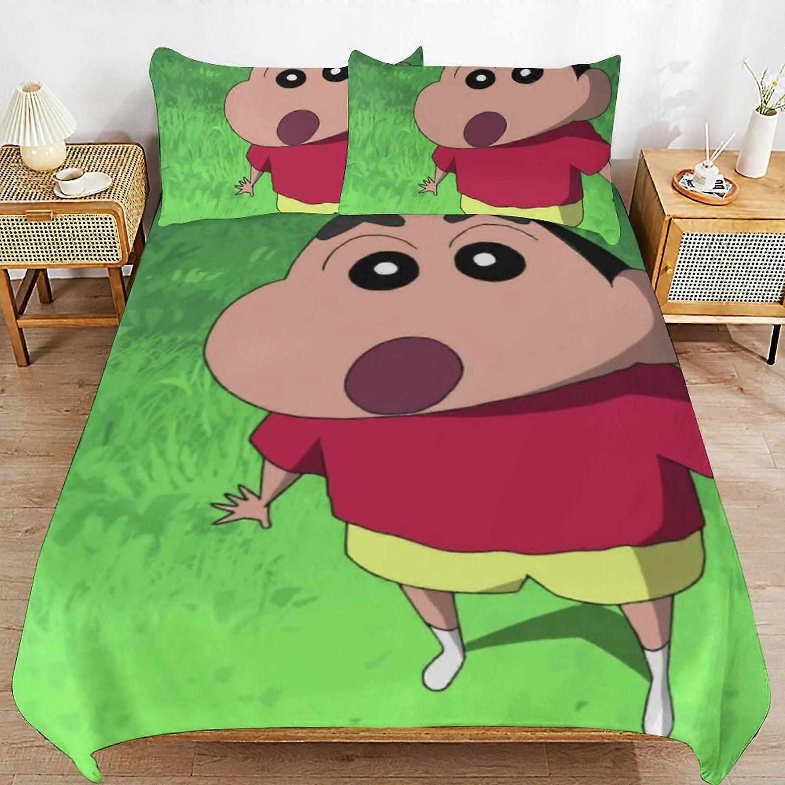 T307 Creyon Shin-chan Premium Comfort Thread Line Simple Function Reliable Fit Duvet Cover Sets Bed Solution V307