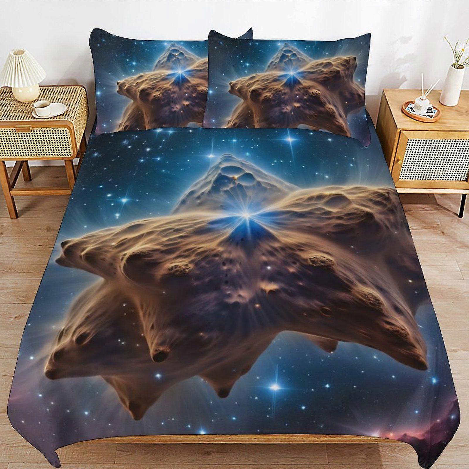 u477 Rebels of the Cosmos Practical Zip Design Smooth Touch Soft Finish Long Use Duvet Cover Sets for Everyday Rest n477