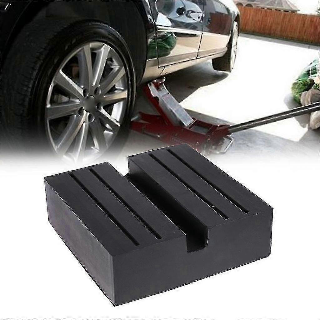 Square Universal Slotted Frame Rail Floor Jack Guard Pad Adapter Vehicle Repair-mxbc