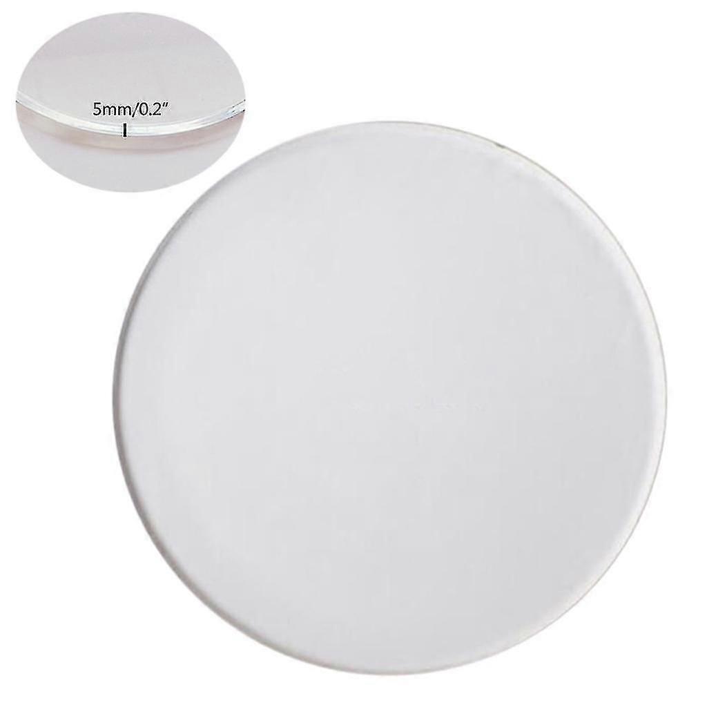 Round Clear Acrylic Circle Plexiglass Sheet Compatible With Diy Project, Picture Frame