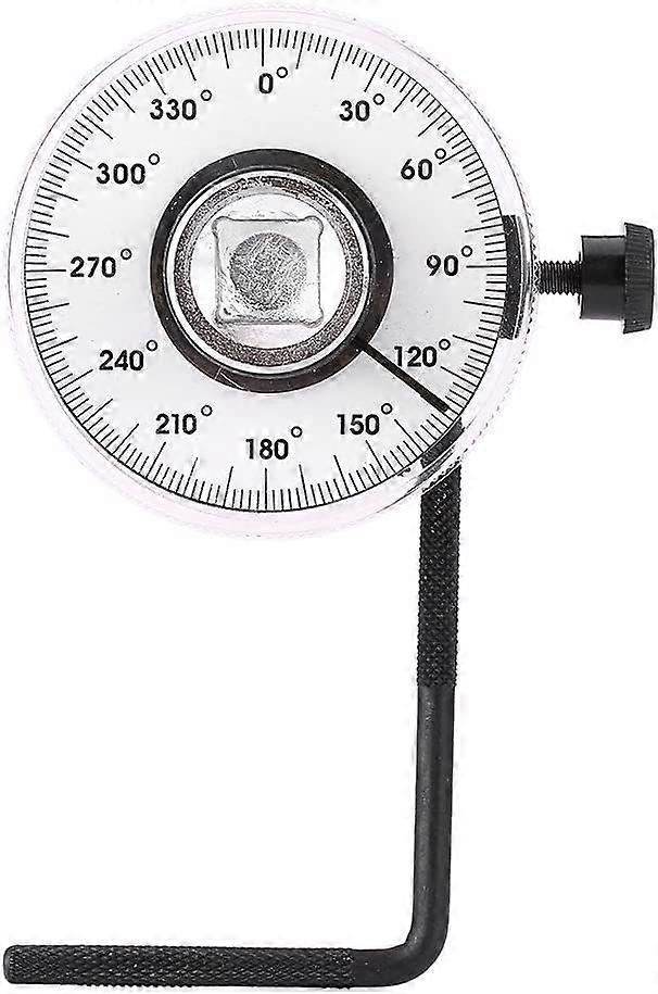 1/2 Inch Torque Angle Gauge, 1-360 Angle Range Torque Angle Wrench Tool2Pcs