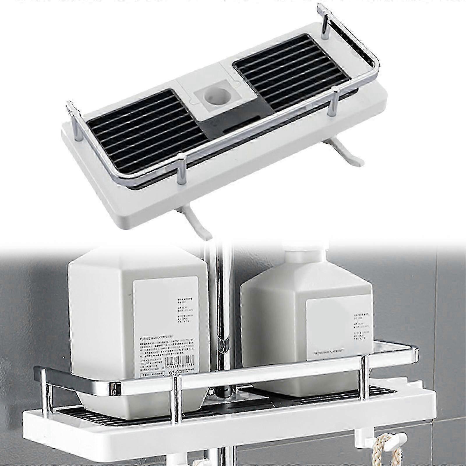 No Drill Shower Caddy Shelf Bathroom Organizer