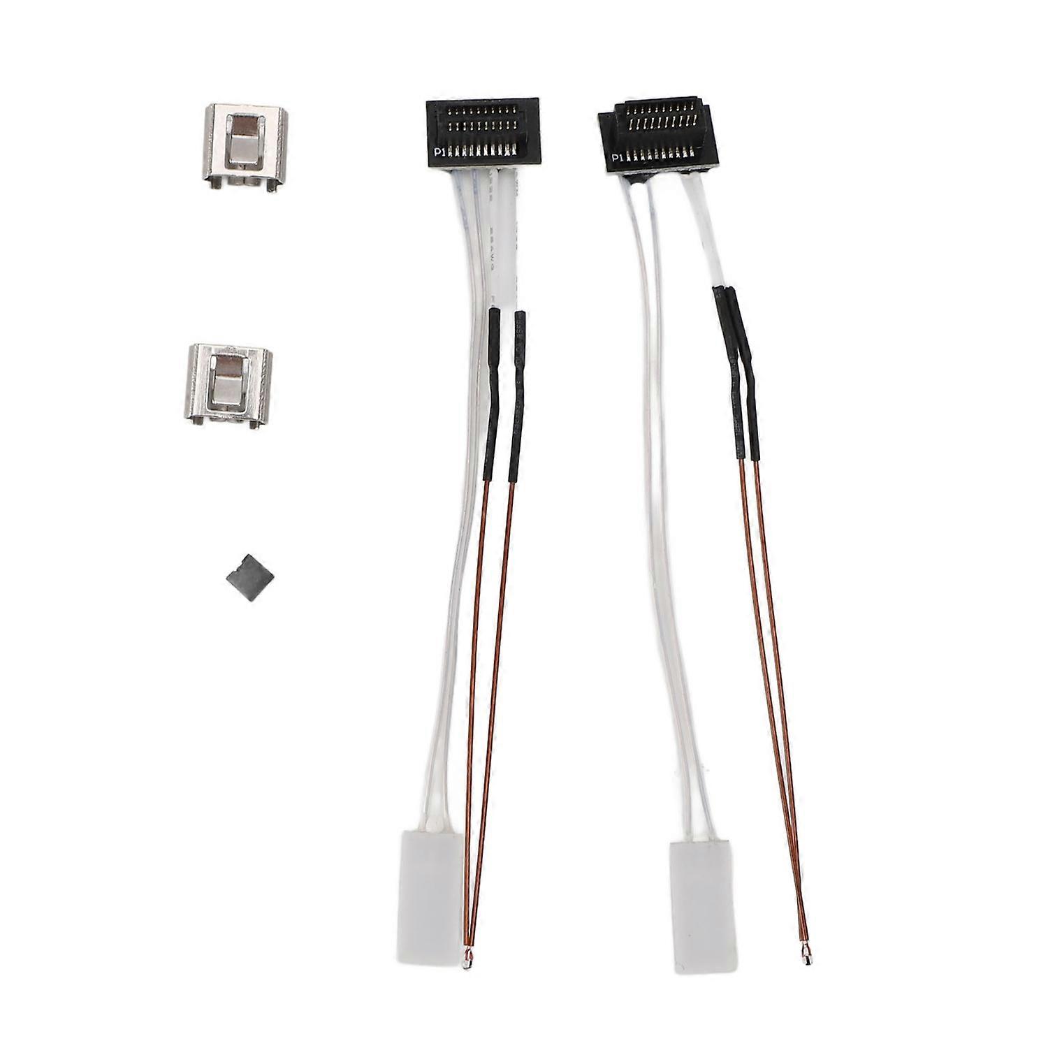 2 Set 24V 48W Ceramic Heater Thermistor Kit with Fixing Clamp for Bambu Lab P1P P1S