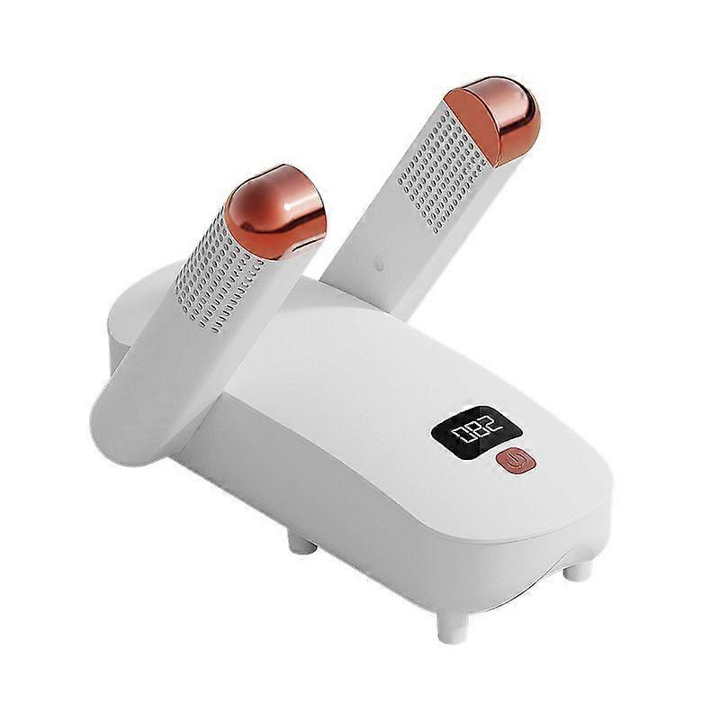 Foldable Shoe Dryer with Smart Timer, Safe Shoe Deodorizer with Digital Display, Portable Boot Warmers for Home