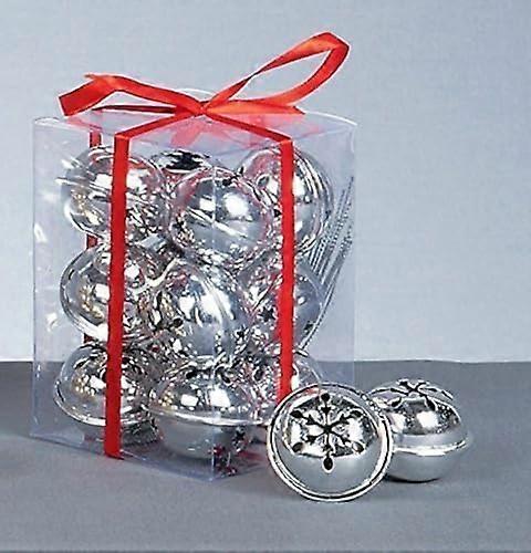 12 x Silver Christmas Jingle Bells1015