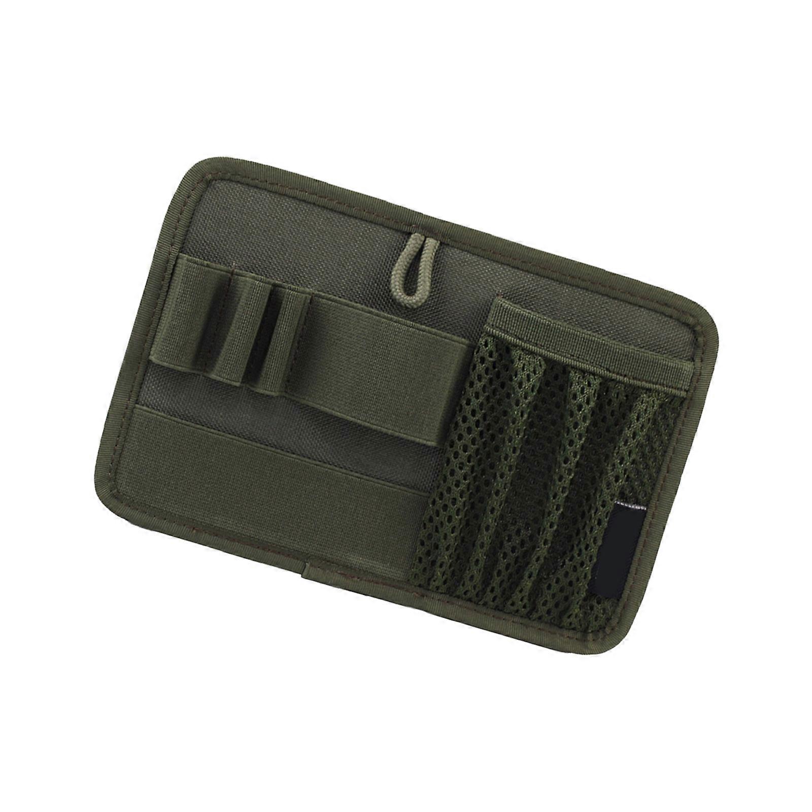 Utility Admin Pouch Hook Fasteners Key Holder Tactically Bag Insert Modular Organizer for Packs Backpack or Messenger Bags  Military green