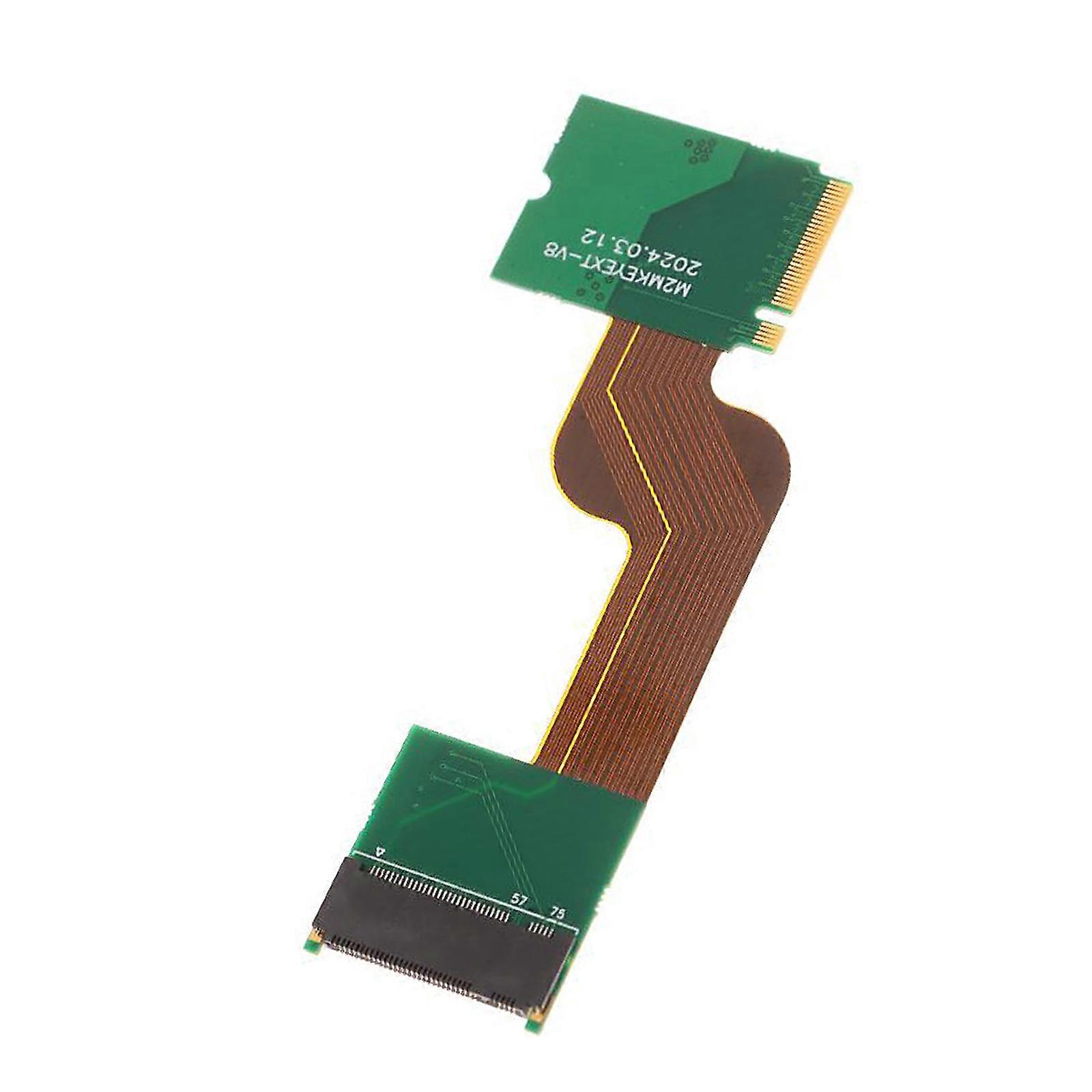 Storage Upgrades Kit Plugs & Play 2230/2280 SSD Adapter Ribbon Cable Quick Installation Optimized for Gaming Device Use Multicolor