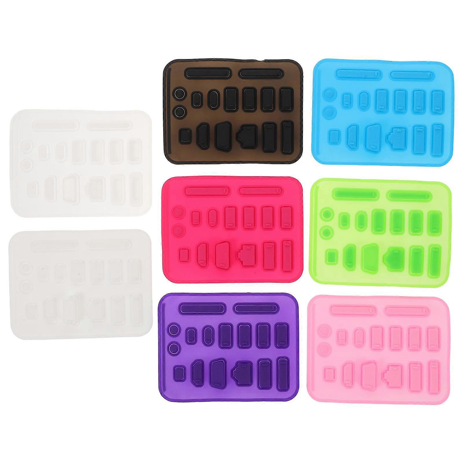 Dust Plug Silicone Laptop Cover for Comprehensive Protection 8Sets
