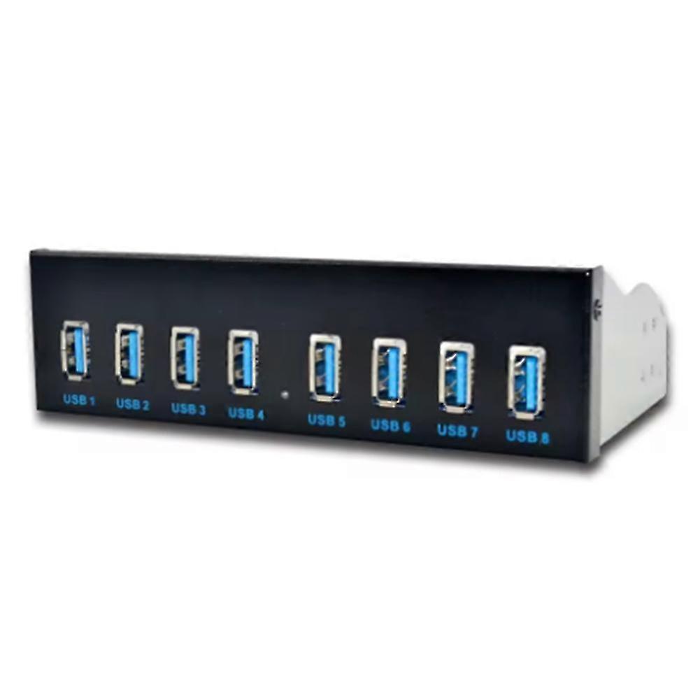 8 Port USB Hub USB3 5.25 3.0 Front Panel Splitters for PC USB-HUB Multiple USB3.0