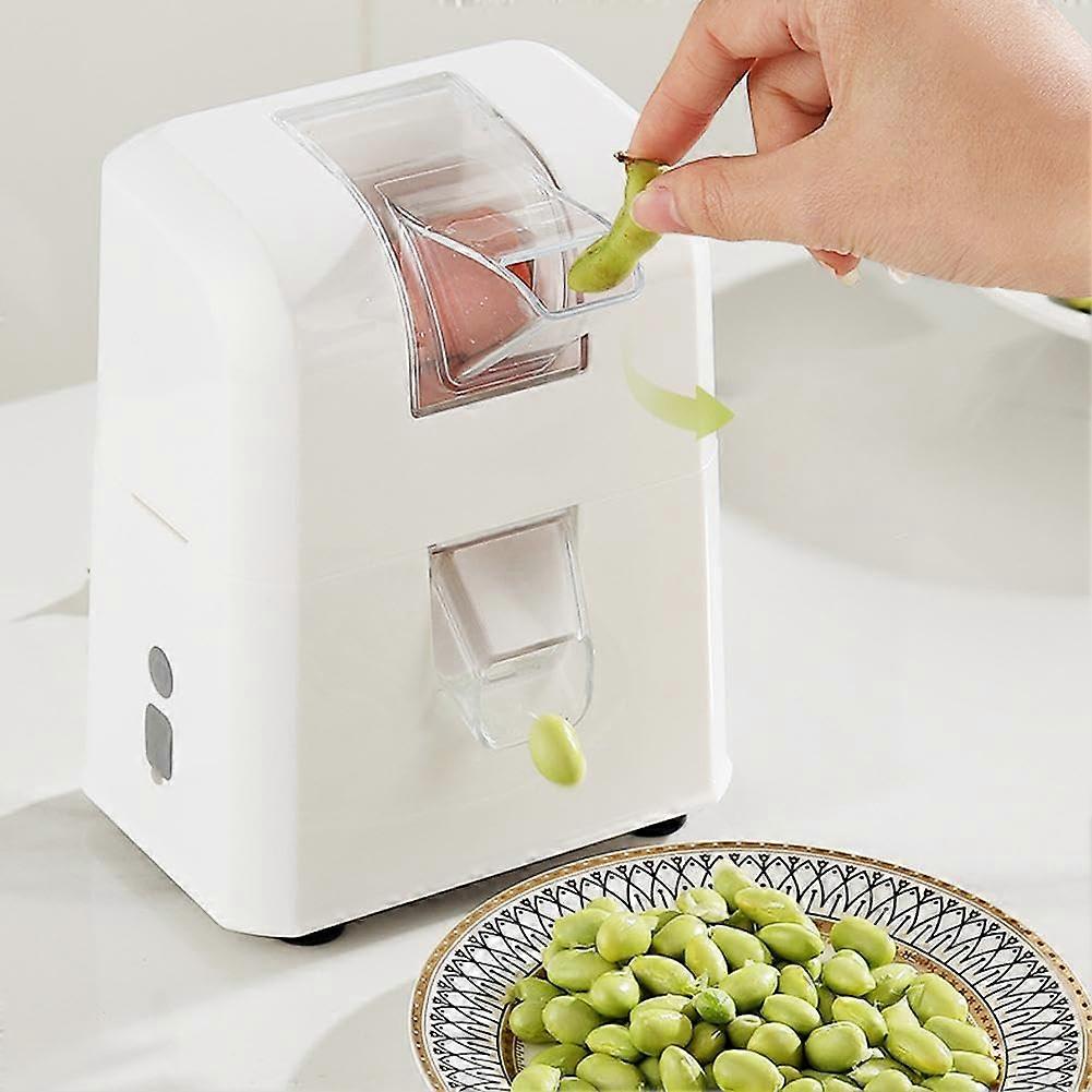 Electric Pea Sheller Machine Automatic Bean Peeler for Peas Edamame Rechargeable Kitchen Tool
