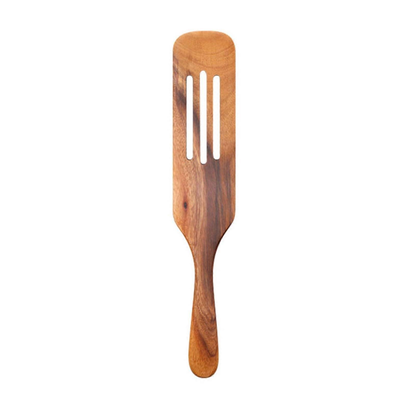 NonStick Cookware Set with Teak Wood Spatula, Dishwasher Safe Kitchen Utensils (B, One Size)
