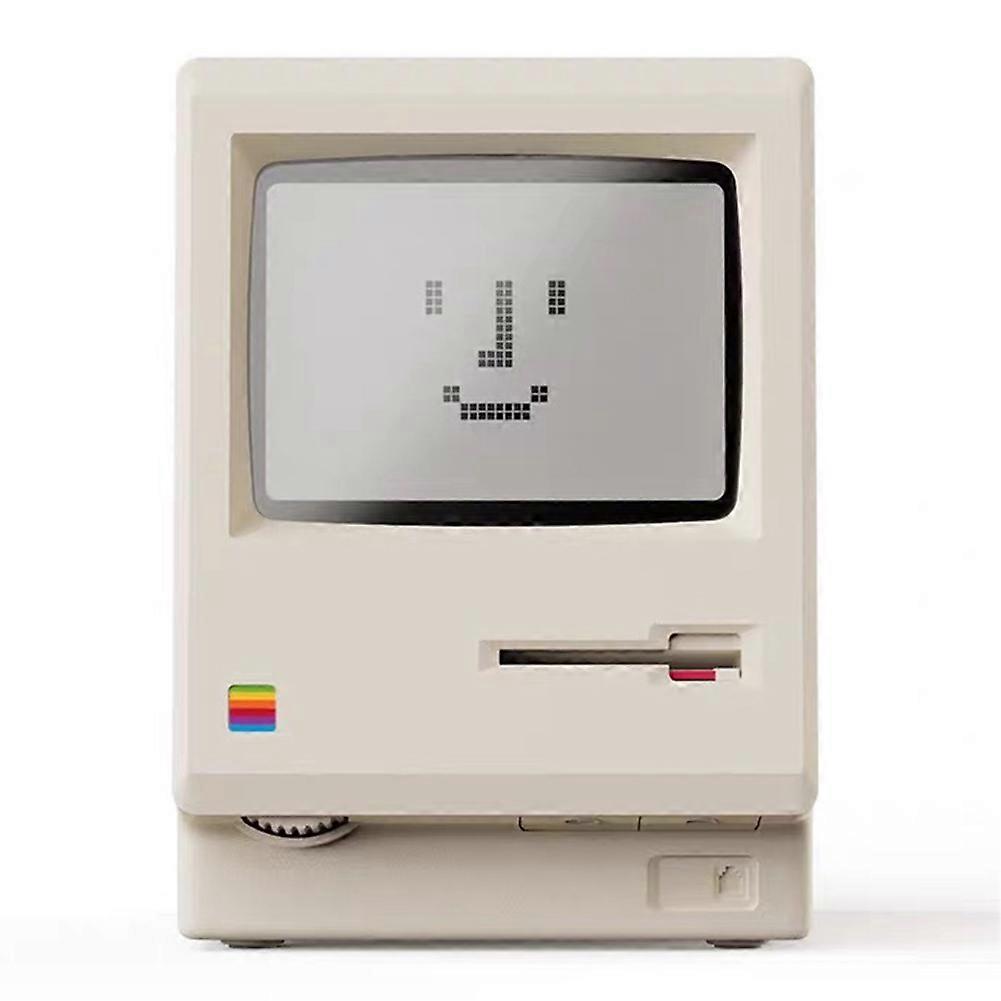  Maclock Retro Clock Creativity Alarm Clock Student Specific Wake Up Artifact Desktop Decor Computer Keyboard