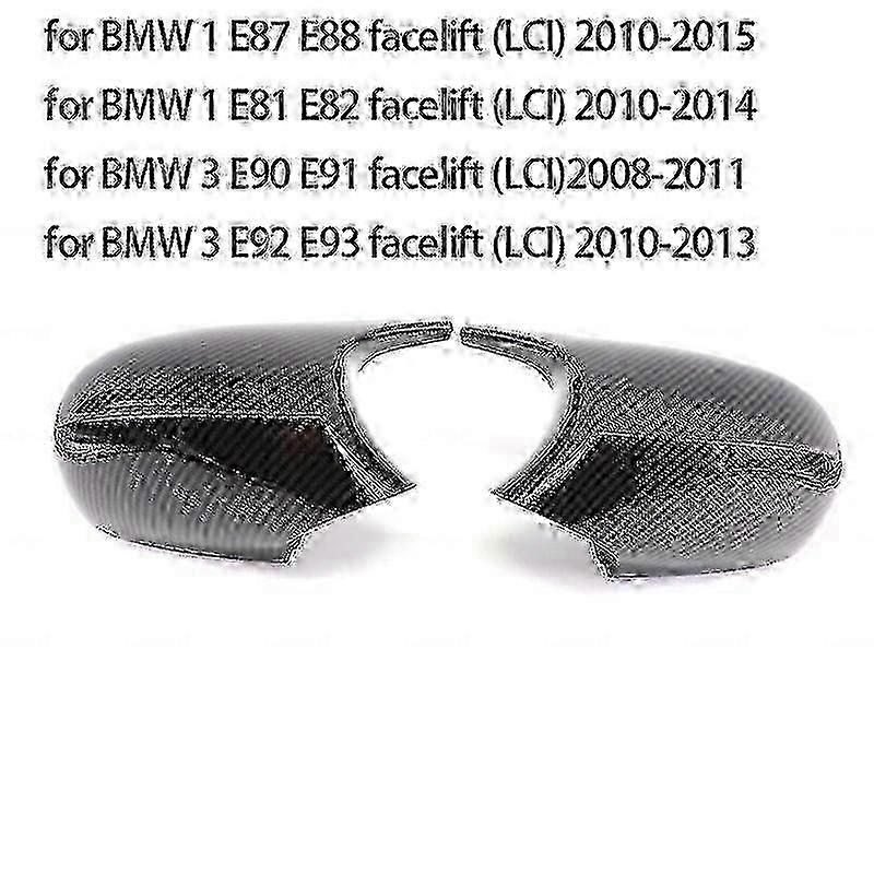 Rear View Side Case Trim for BMW 3 & 1 Series (E90, E91, E92, E93, E81-E88) - M Style 1 Pair