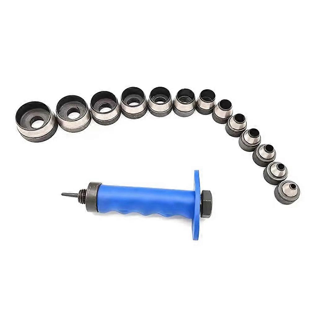 14 PCS Interchangeable Multi-Head Belt Punch DIY Leather Punch Tool