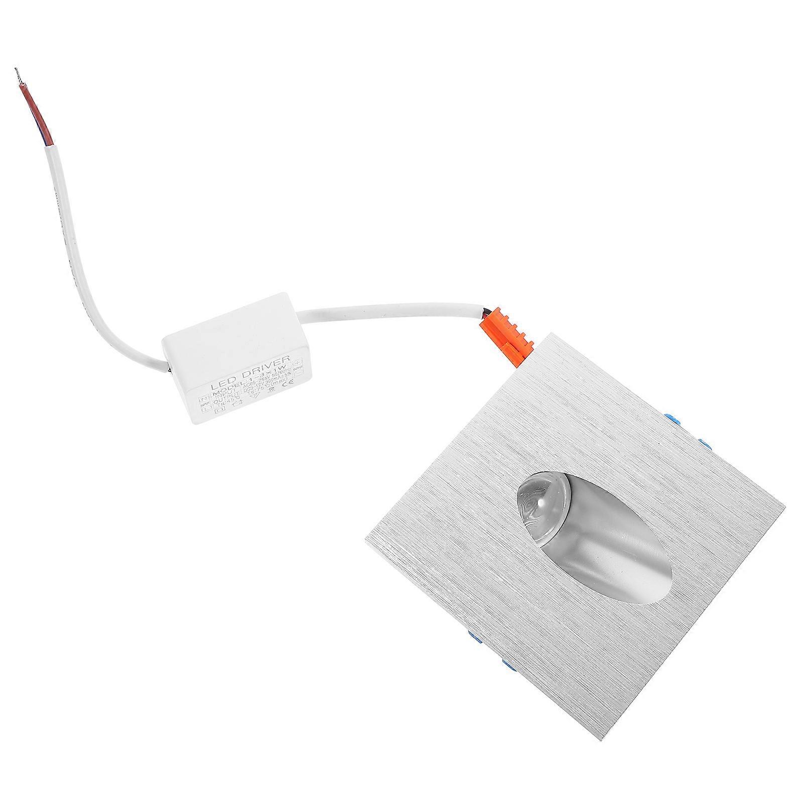 Square LED Stair Light for Lighting Silver Wall Mounted Indoor Lamp