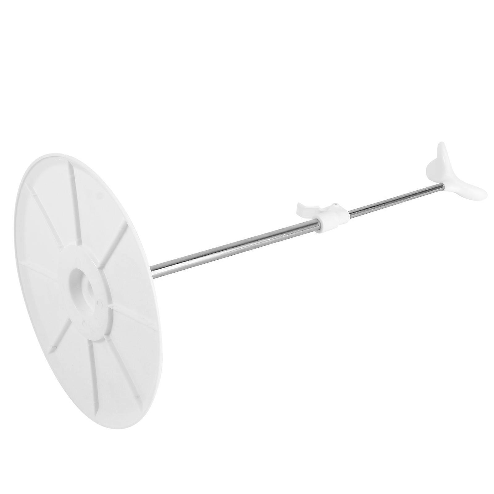 Doll Fitting Holder Metal Standing Bracket for Dolls 2Pcs White Adjustable