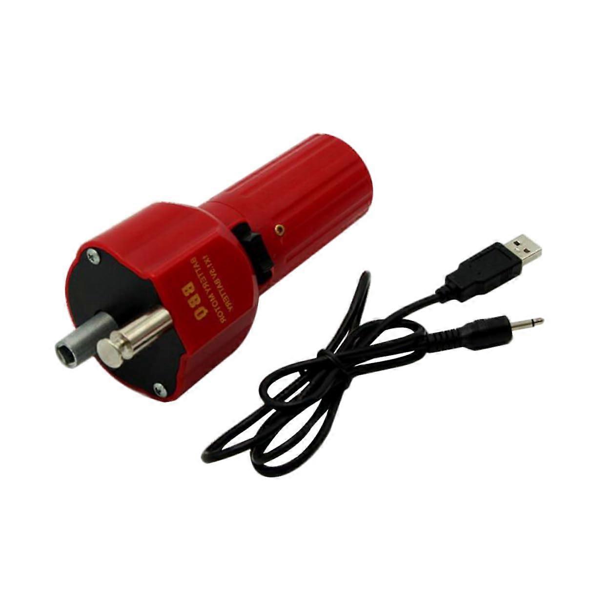 USB Powered BBQ Rotisserie Motor with 360° Even Rotation, Low Noise, Energy Saving for Outdoor Grill