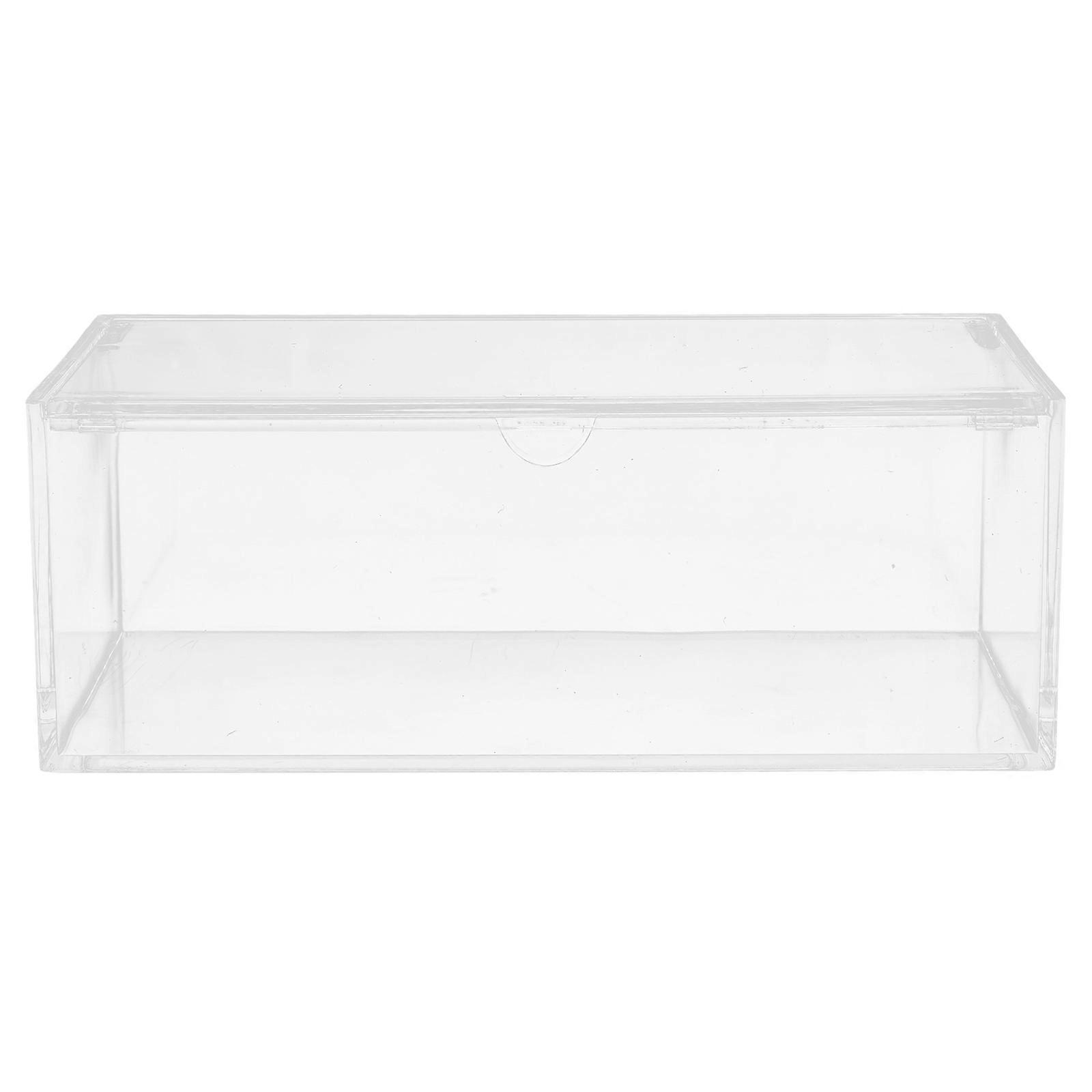 Acrylic Dryer Sheet Holder Clear Box with Lid for Effective Storage Use