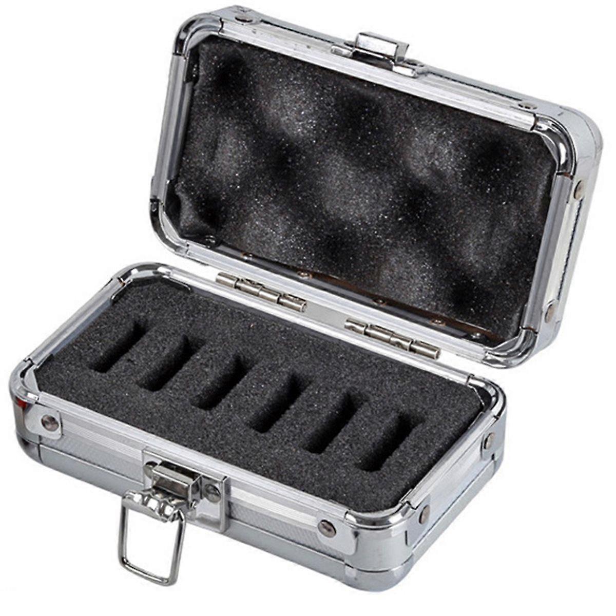Telescope Filter Storage Box Aluminum Made with Sponge Protective Layer for 6pcs Filters