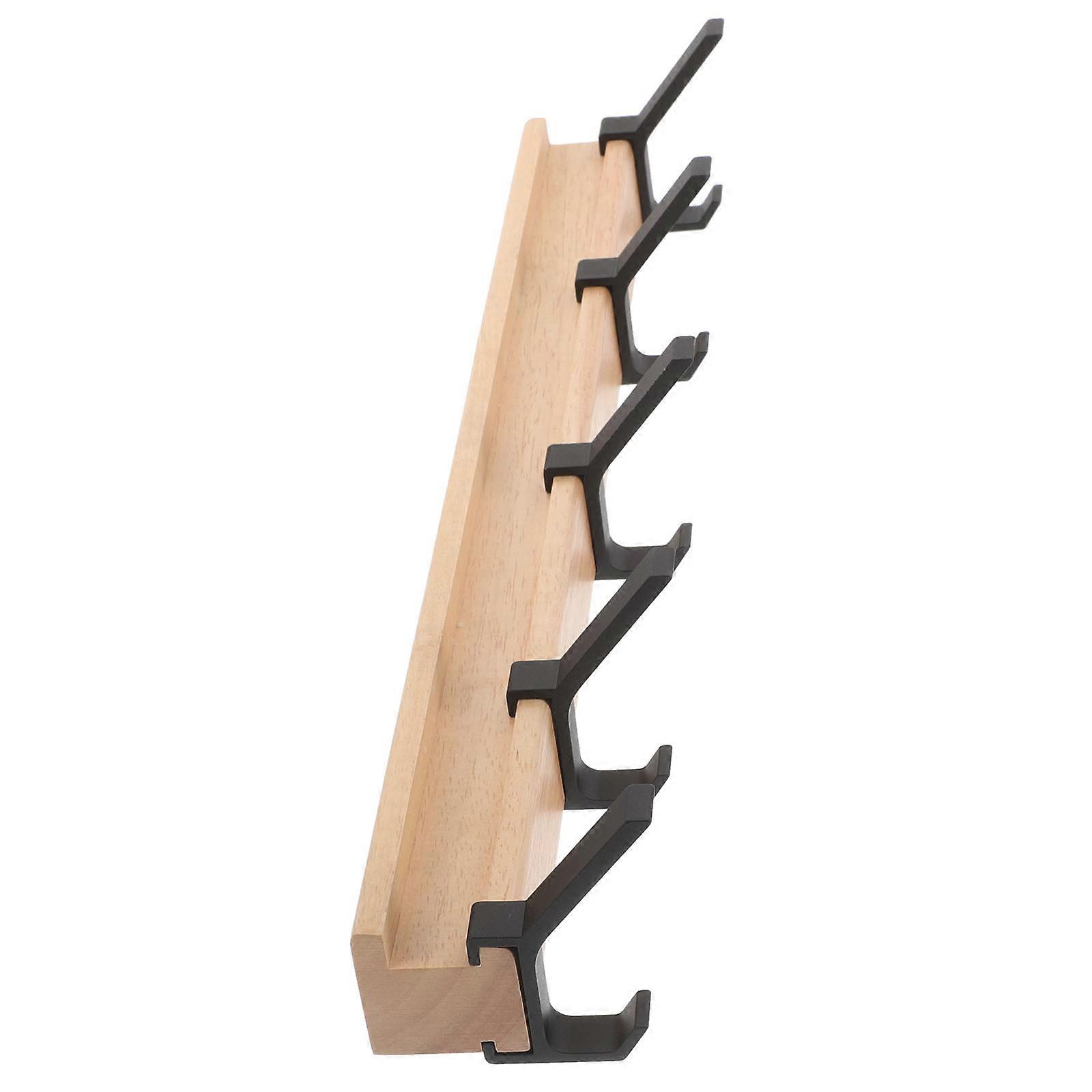 Assorted Color Wall Mounted Coat Hooks for Home with 5 Hooks