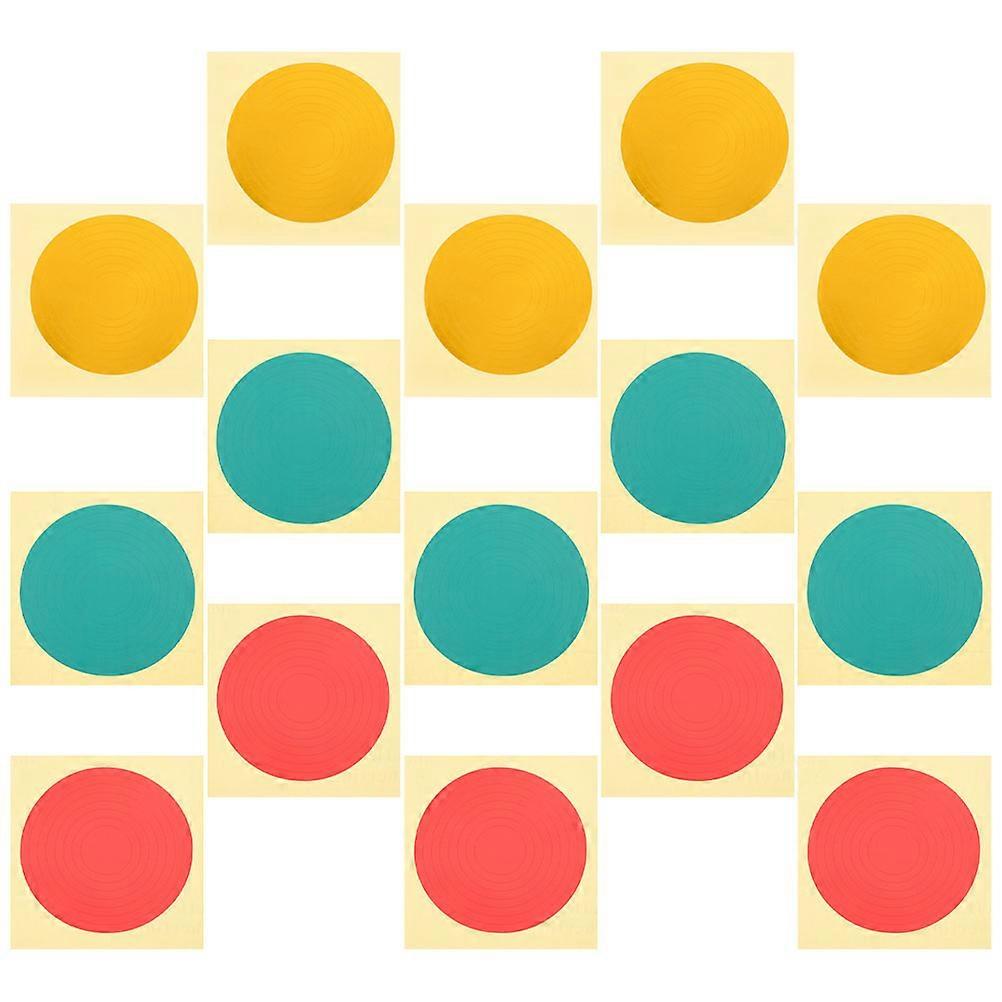 Pressure Gauge Identification Stickers for Pressure Range Safety 75Pcs