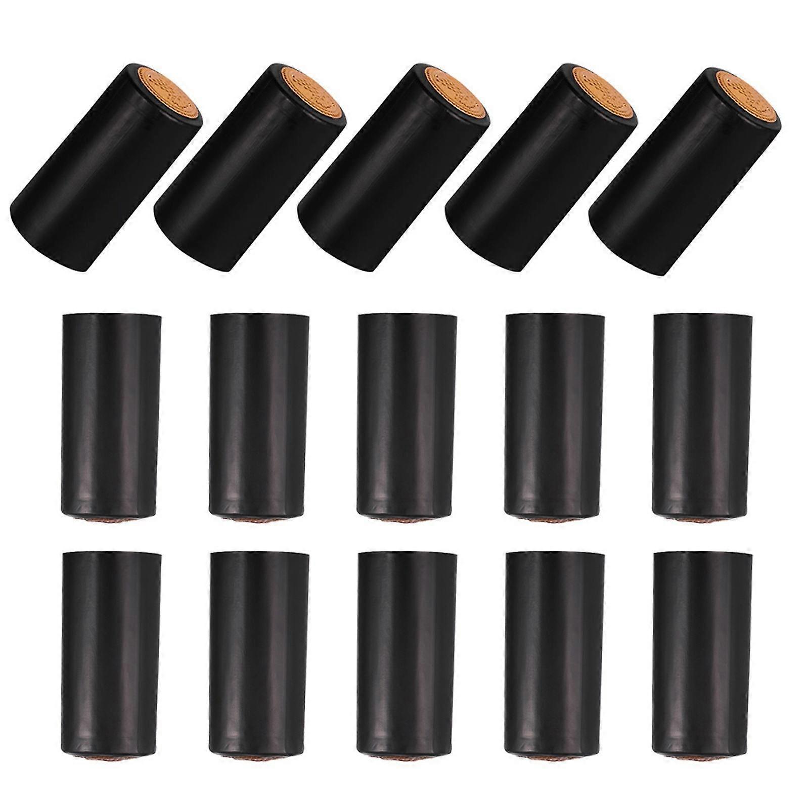 50 قطع زجاجة النبيذ يتقلص قبعات الحرارة يتقلص قبعات النبيذ يتقلص يلف لأقبية النبيذ المنزل