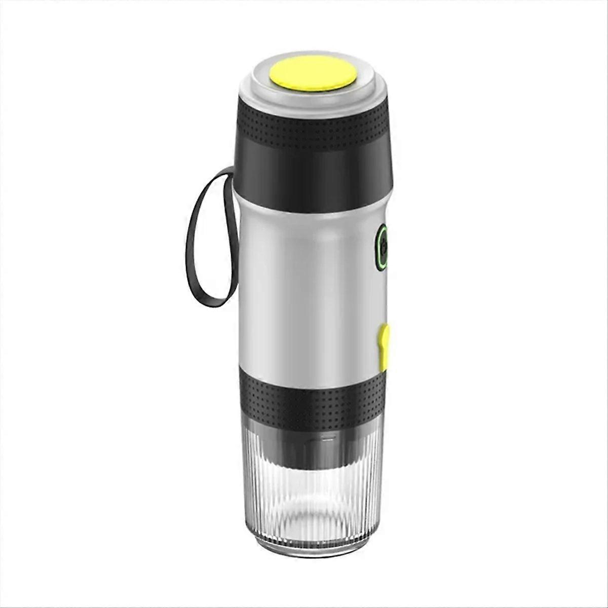 Automatic Espresso Capsule Machine, Portable USB,Silver