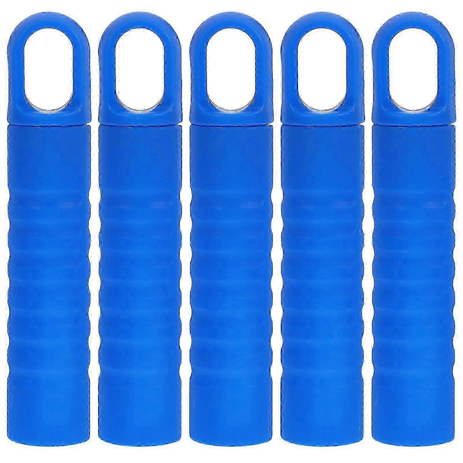 5Pcs Plastic Broomstick Handle Mop Grippers - Cylindrical Shape for Sweeping