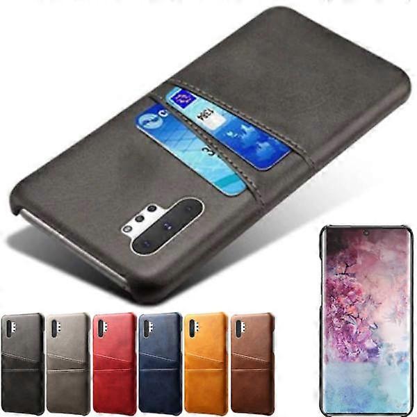 Compatible with Samsung Galaxy Note10+ cover card - Black Note10+