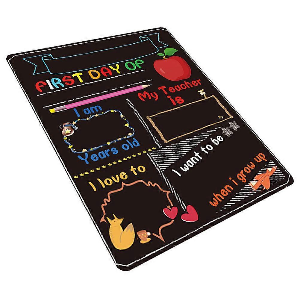 Small Chalkboards Message Board for Office Practical Use 2Pcs Black Decoration