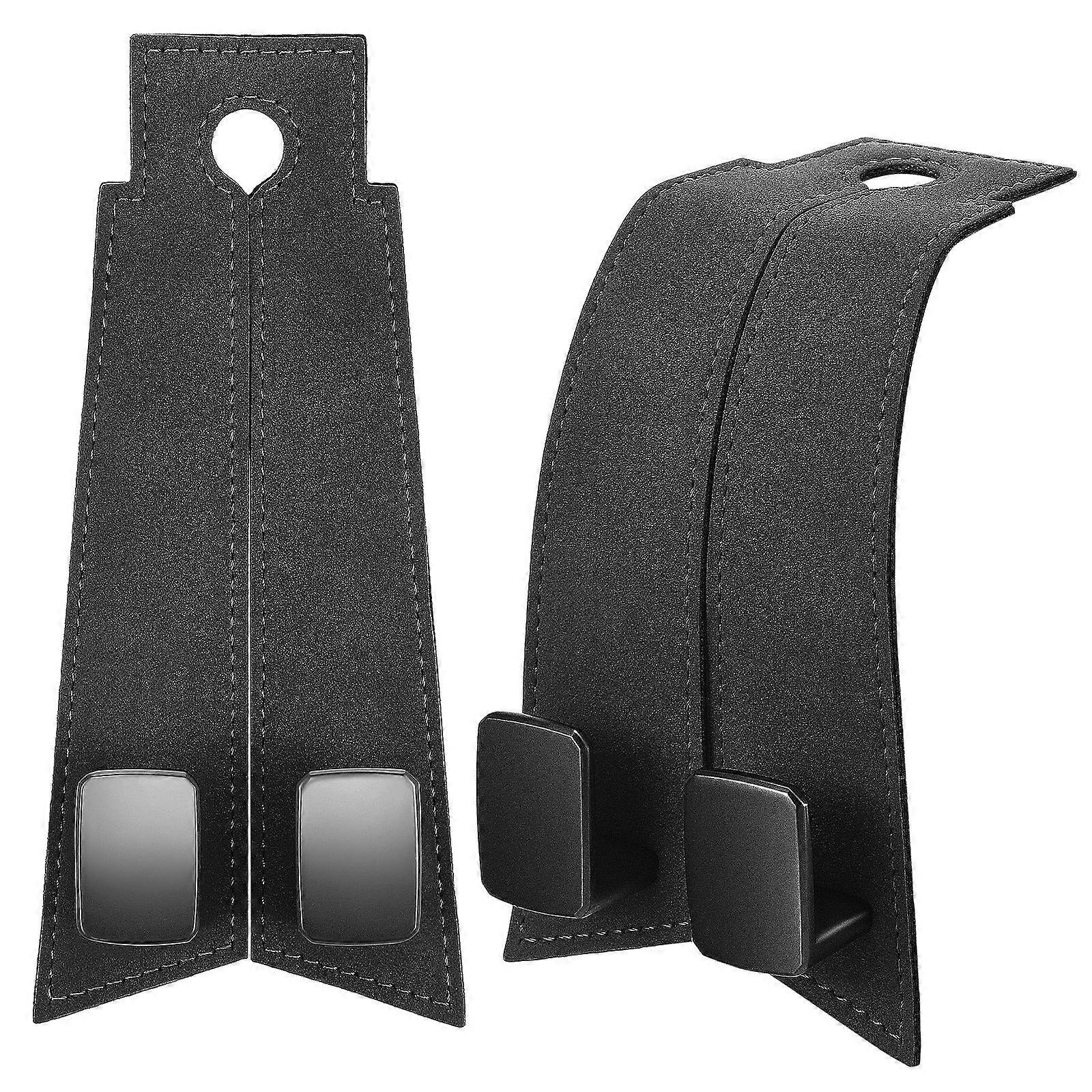 Grey Car Seat Hooks for Headrest Car Purse Hooks with 2Pcs Design