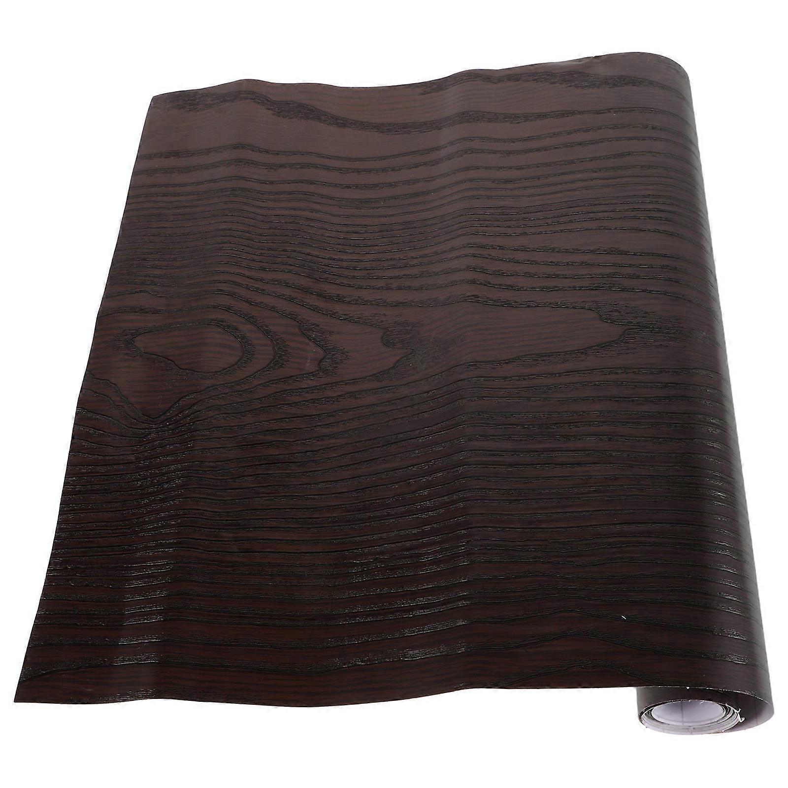 DIY Vehicle Interior Modification Wrap 1 Roll With Rectangular Shape Multi Color Wood Grain Style