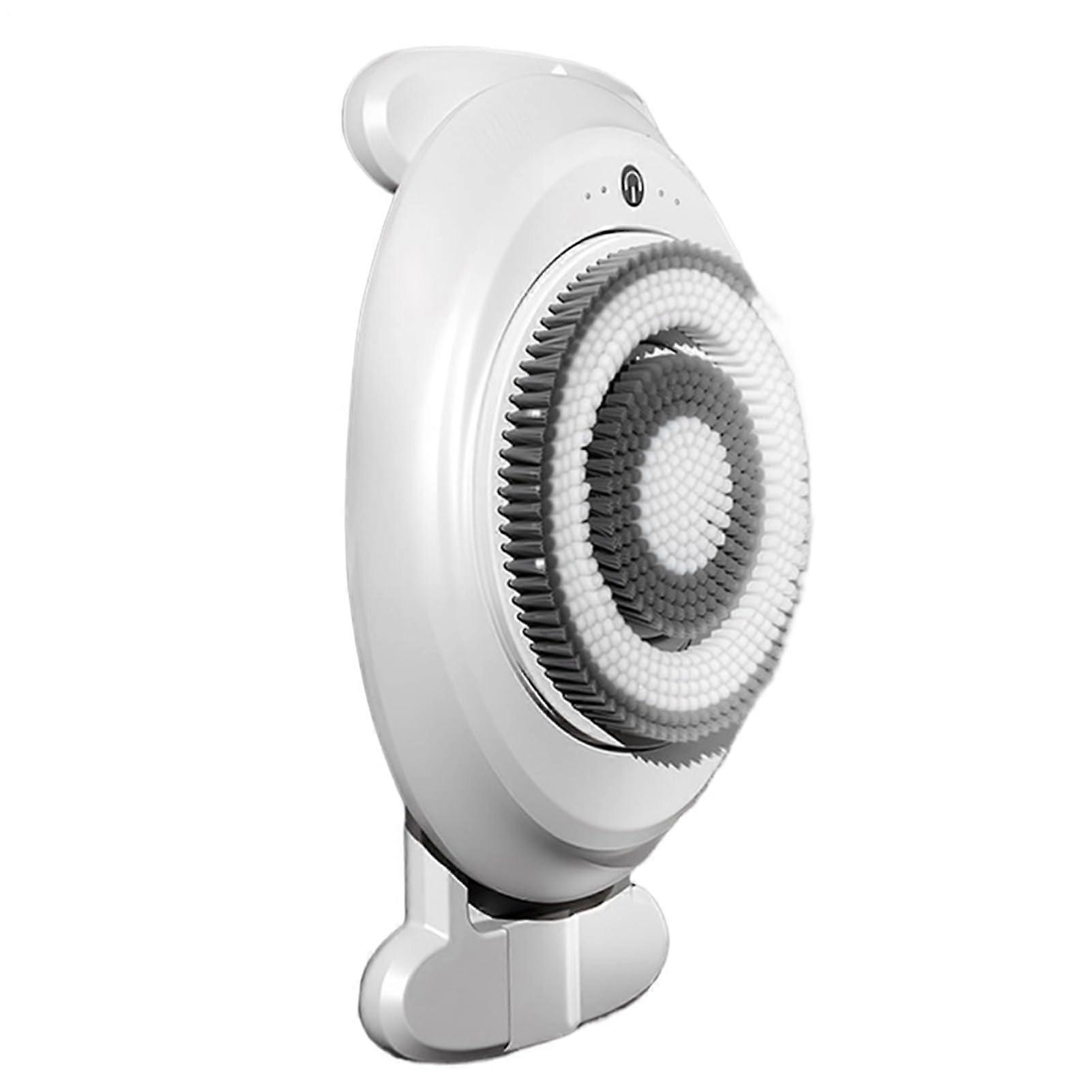 Electric Back Scrubber with Smart Pressure Sensor, Adjustable Speed, Wall Mounted Waterproof Brush