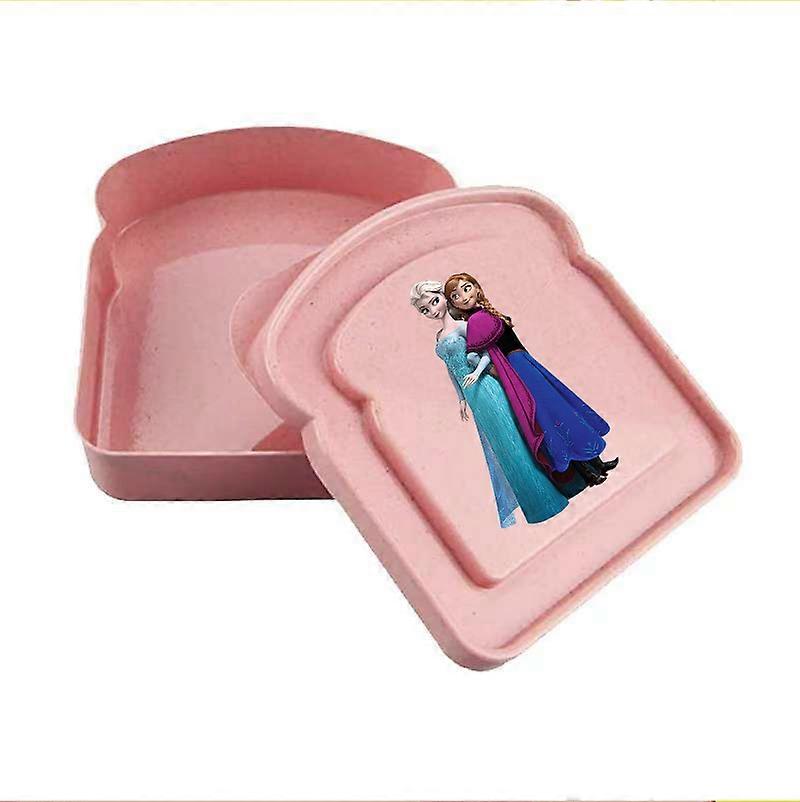 Frozen Elsa Anna Snow Treasure Lunch Box Can Be Heated with Environmentally Friendly Materials and Is Pollution-free for Student